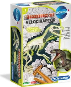 Clementoni Galileo Ausgrabungs-Set Velociraptor