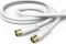 Hama Essential Line Antennenkabel, 100dB, 1.5m, weiß Vorschaubild