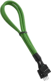 CableMod ModFlex internes 9-Pin USB 2.0 Kabel, grün, ummantelt, 0.3m