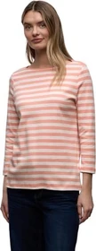 Street One Gestreiftes Shirt langarm light apricot (Damen)
