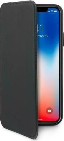 Celly Prestige für Apple iPhone X schwarz