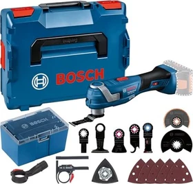 Bosch Professional GOP 18V-34 Akku-Multifunktionswerkzeug solo inkl. L-Boxx + Zubehör