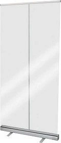 Eichner mobile Hygieneschutzwand, transparent/silber, 85x200cm