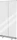Eichner mobile Hygieneschutzwand, transparent/silber, 100x200cm (9127-01798-100)