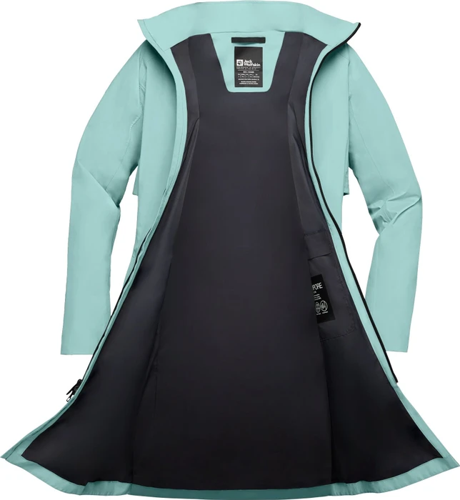 Jack Wolfskin Wellsee Funktionsmantel soft jade (Damen)