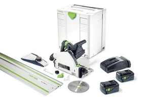 Festool TSC 55 Li 5.2 REBI Set SCA FS Akku-Tauchsäge inkl. Systainer + 2 Akkus 5.2Ah + Zubehör