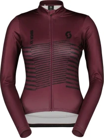 Scott RC Team Warm Graphics Trikot langarm wild red (Damen)