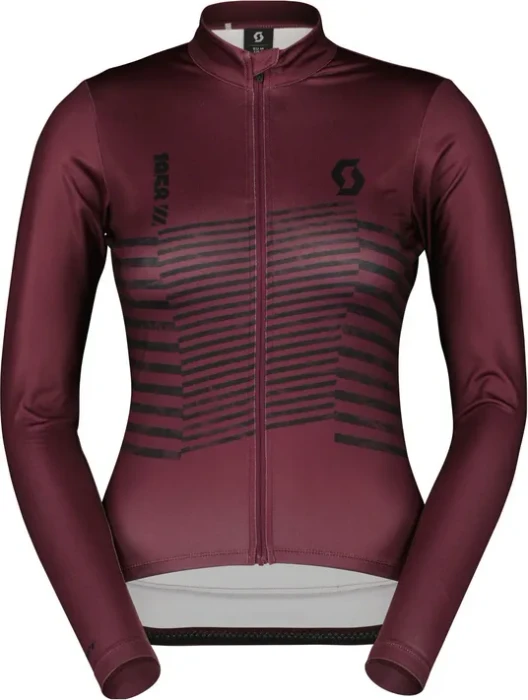 Scott RC Team Warm Graphics Trikot langarm wild red (Damen)