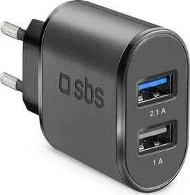 SBS Mobile 3100mAh Travel Charger schwarz