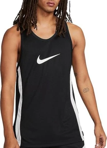 Nike Icon Funktionsshirt ärmellos schwarz/weiß (Herren)