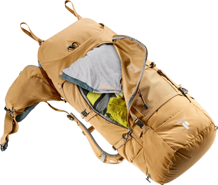 Deuter Aircontact Core 60+10 almond/teal