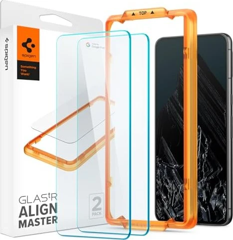 Spigen Screen Protector GLAS.tR AlignMaster für Google Pixel 8 Pro