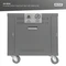 Digitus Audio Video Rack 19" AVS/Equipment Rack 8HE, mit Rollen, unmontiert, RAL 9005, 460mm tief Vorschaubild