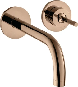 Hansgrohe Axor Uno Waschbeckenarmatur 165mm Ausladung polished red gold