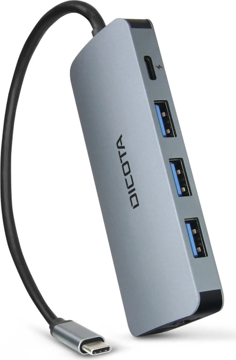 Dicota USB-C 8-in-1 Multi Hub 4K, USB-C 3.0 [Stecker]