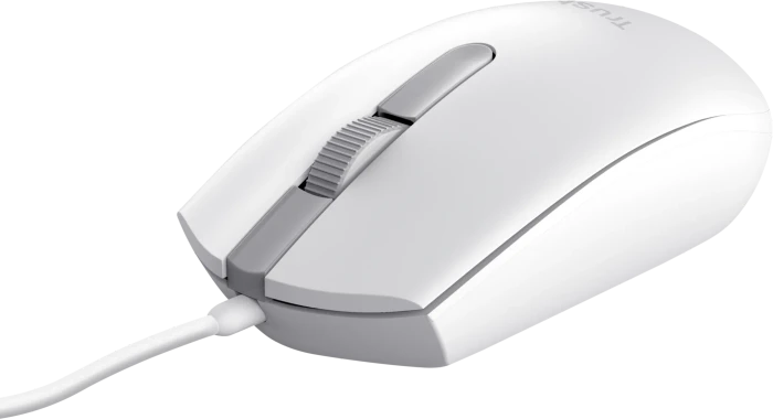 Trust TM-101W Optical Mouse weiß, ECO zertifiziert, USB