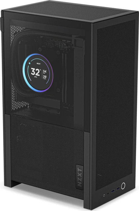 NZXT H2 Flow Black, Glasfenster, Mini-ITX
