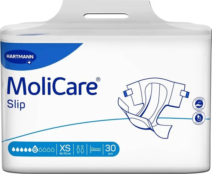 Hartmann MoliCare Slip 6 Tropfen Schutzhose Größe XS, 30 Stück