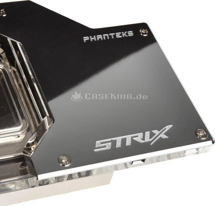Phanteks Glacier GTX 1080/1070 ASUS Strix GPU Block, chrome