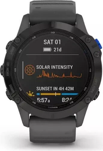 Garmin Fenix 6 Pro Solar black/slate grey