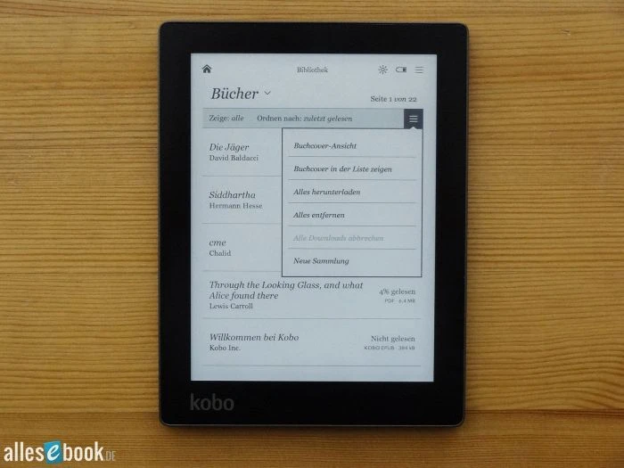 Kobo Aura schwarz
