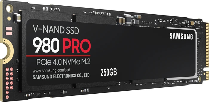 Samsung SSD 980 PRO 250GB, M.2 2280 / M-Key / PCIe 4.0 x4