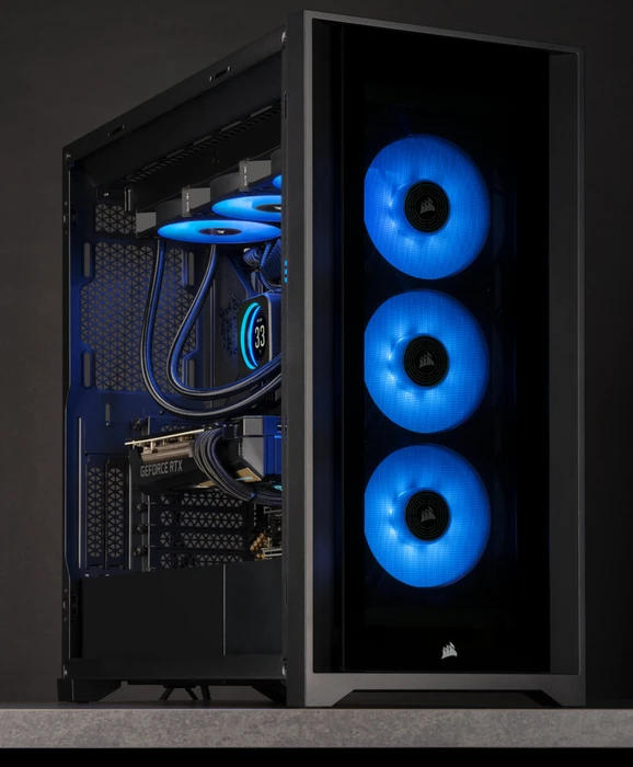 Corsair ML Series ML140 LED Elite Blue, schwarz, 140mm