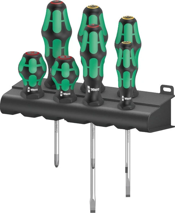 Wera Kraftform Plus Serie 300 300/7 Mix 1 Schraubendrehersatz, 7-tlg.