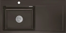 systemceram Mera 100 SL F Einbau Becken links siena