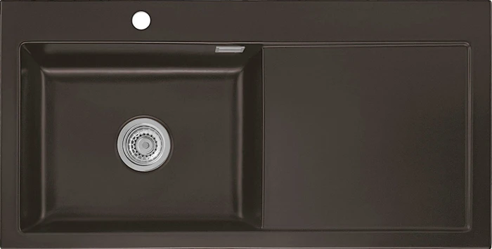 systemceram Mera 100 SL F Einbau Becken links siena