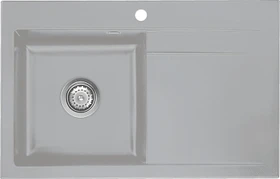 systemceram Stema 80 Einbau Becken links titan