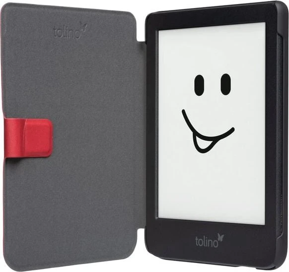tolino shine Slim Cover, PU, dark red texture