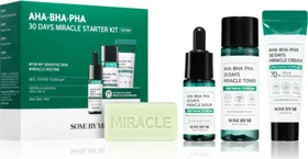 Some by Mi AHA-BHA-PHA 30 Days Miracle Creme 20g + Serum 10ml + Toner 30ml + Seife 30g Starter Kit Geschenkset