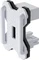 Corsair 12V-2x6 Winkeladapter 180°, PCIe 5.1 GPU Power Bridge, Stil B, Sense Pins außen, weiß Vorschaubild