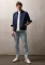 Street One Player Jeans light grey random wash (Herren) Vorschaubild