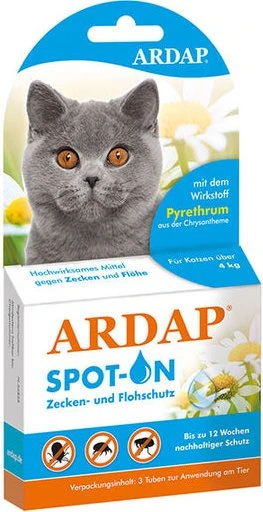 Ardap - Spot-On für Katzen über 4kg, 2.4ml (3x 0.8ml)