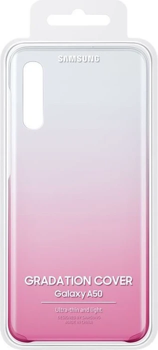 Samsung Gradation Cover für Galaxy A50 pink