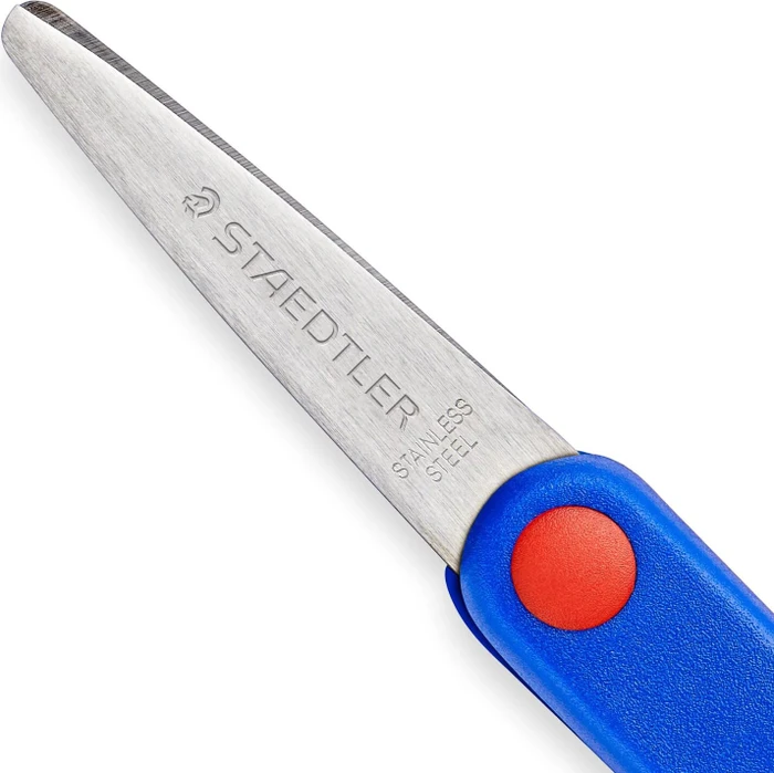 Staedtler Noris 965 Bastelschere, Rechtshänder, 140mm, blau (965 14 NBK) – Bild 3 von 6