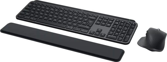 Logitech MX Keys S Combo Graphite, schwarz, Logi Bolt, USB/Bluetooth, US