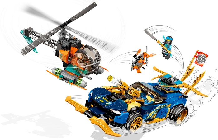 LEGO Ninjago - Jays und Nyas Rennwagen EVO