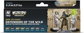 Vallejo Game Color WizKids Defenders of the Wild Farbset, 8-tlg.