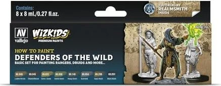 Vallejo Game Color WizKids Defenders of the Wild Farbset, 8-tlg.
