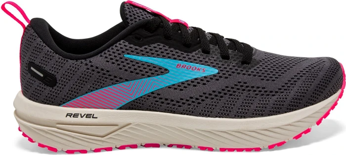 Brooks Revel 6 black/ebony/bluefish (Damen)