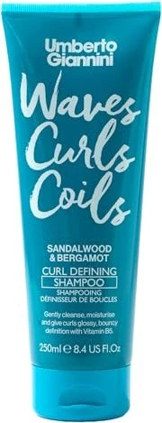 Umberto Giannini Waves, Curls & Coils Shampoo, 250ml