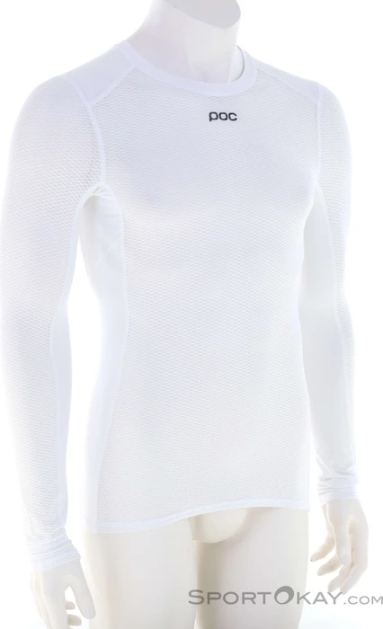POC Essential Layer Funktionsshirt langarm hydrogen white (Herren)