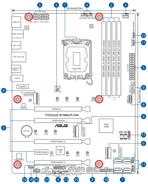 ASUS Prime Z790-P D4-CSM (Intel 1700)