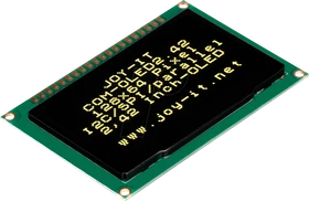 Joy-iT 2.42" OLED Displaymodul, 128x64, Negativ-OLED, gelb auf schwarz 2.42"