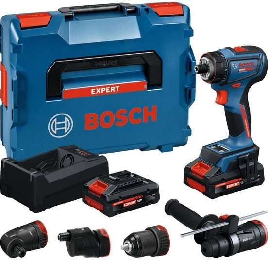 Bosch Professional Expert EXSR18V-90FC Akku-Bohrschrauber inkl. L-Boxx + 2 Akkus 4.0Ah