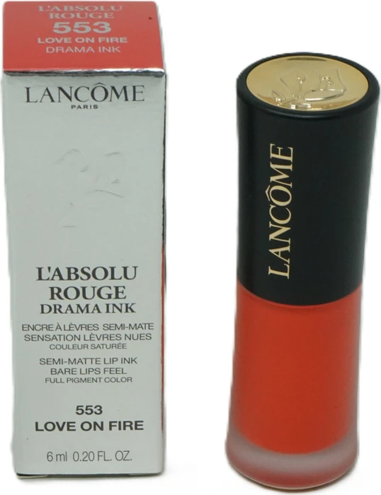 Lancôme L'Absolu Rouge Drama Ink Lippenstift 553 love on fire, 6ml