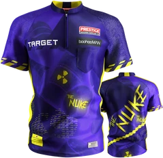 Target Coolplay Luke Littler 2025 Funktionsshirt kurzarm blau (Herren)